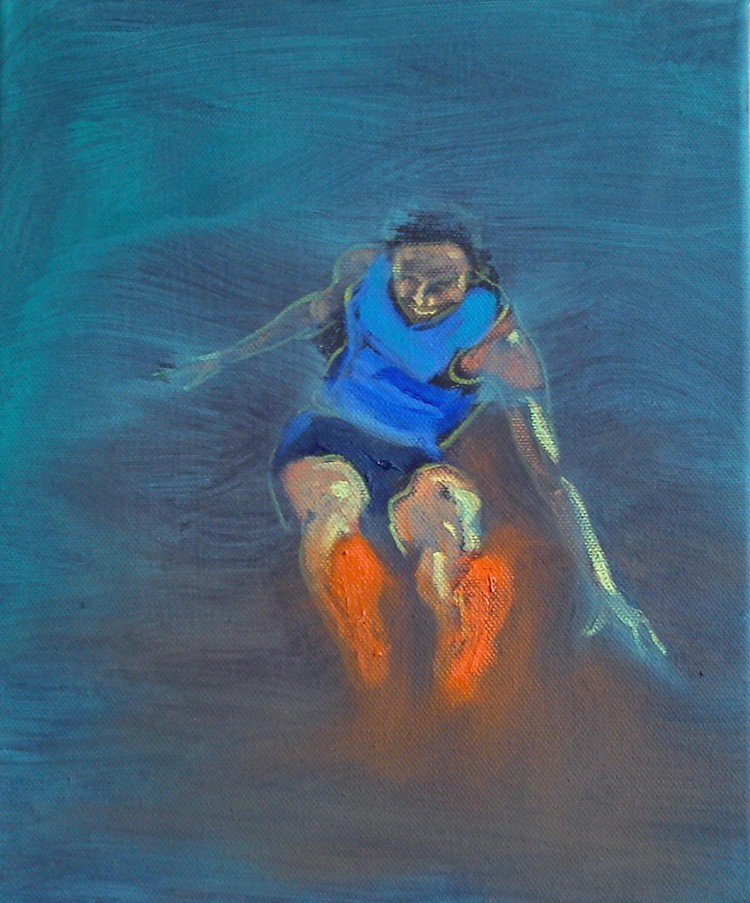 green atlet, 25x30cm