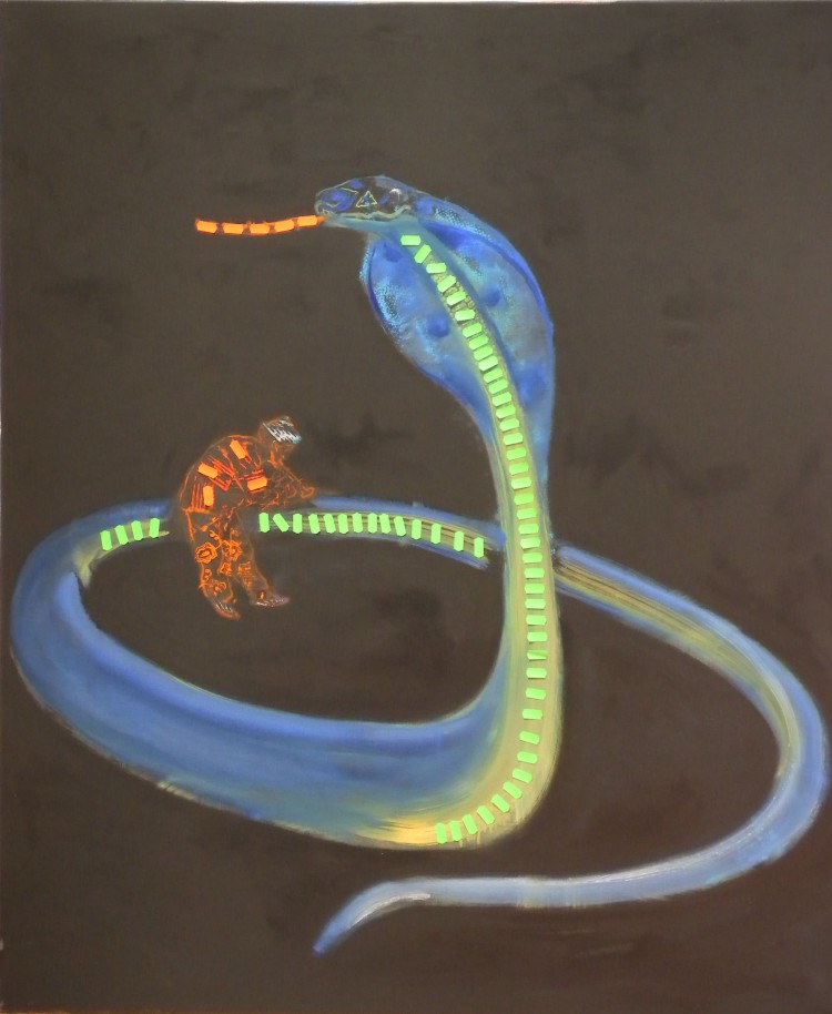 Kobra, 120x150 cm