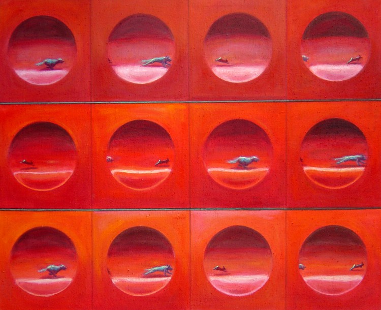 metro2, 120x150cm
