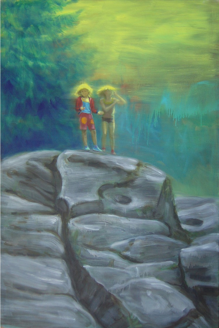 Na skále, 130x195cm