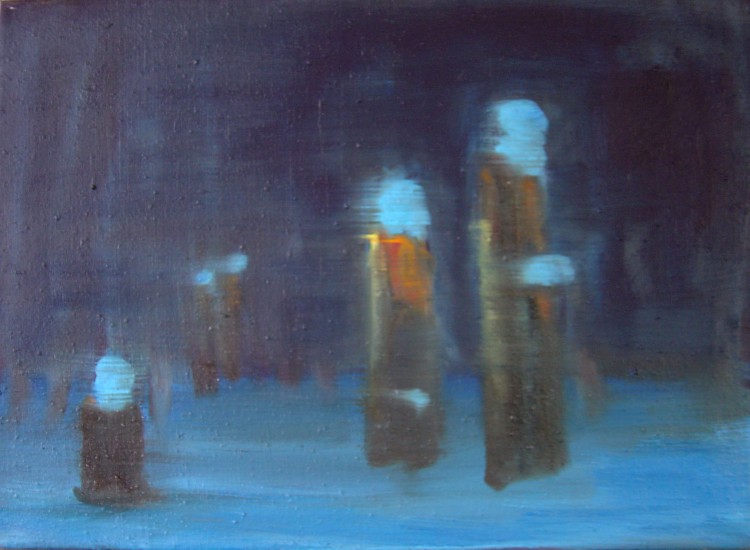 Sníh, 50x70cm