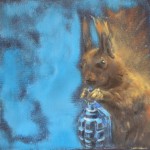squirel, 40x40cm