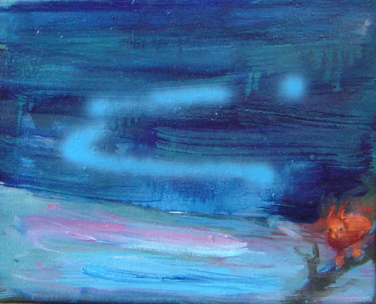 Tuhá zima, 40x50cm