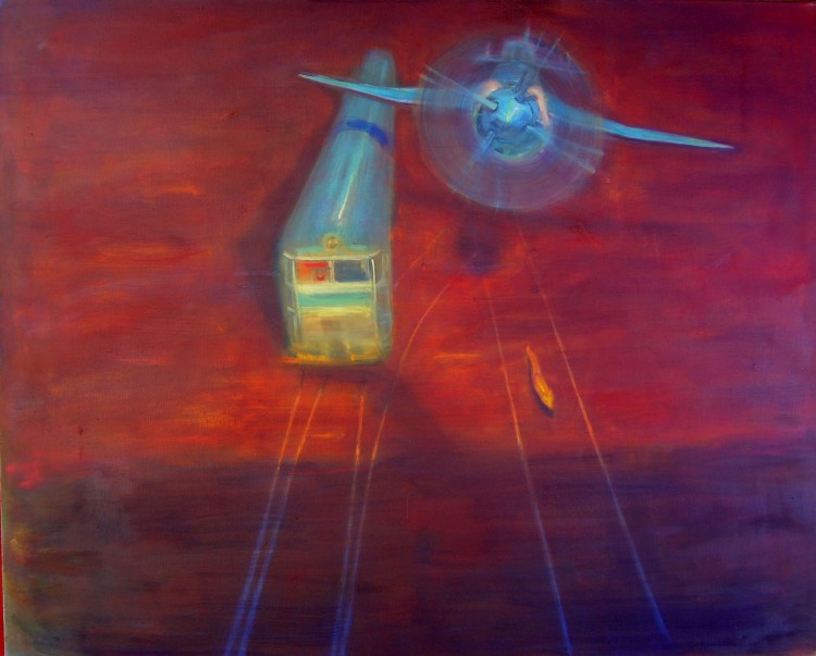 Závod, 130x160cm