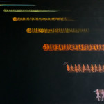 Běžci, 120x150cm