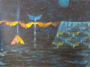 noční můry, 150x200cm