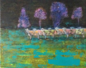 krávy, 100x120cm