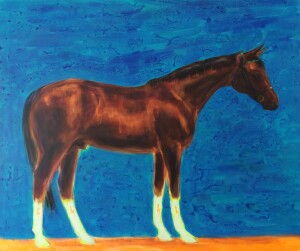 blesk, 100x120cm