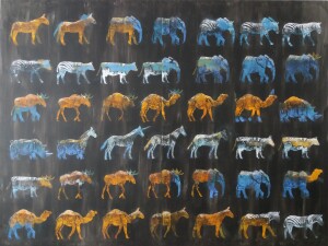 safari, 150x200cm