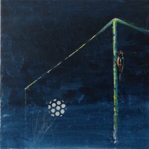strakapoud, 40x40cm