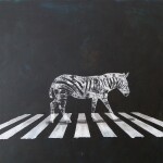 zebra, 50x70cm
