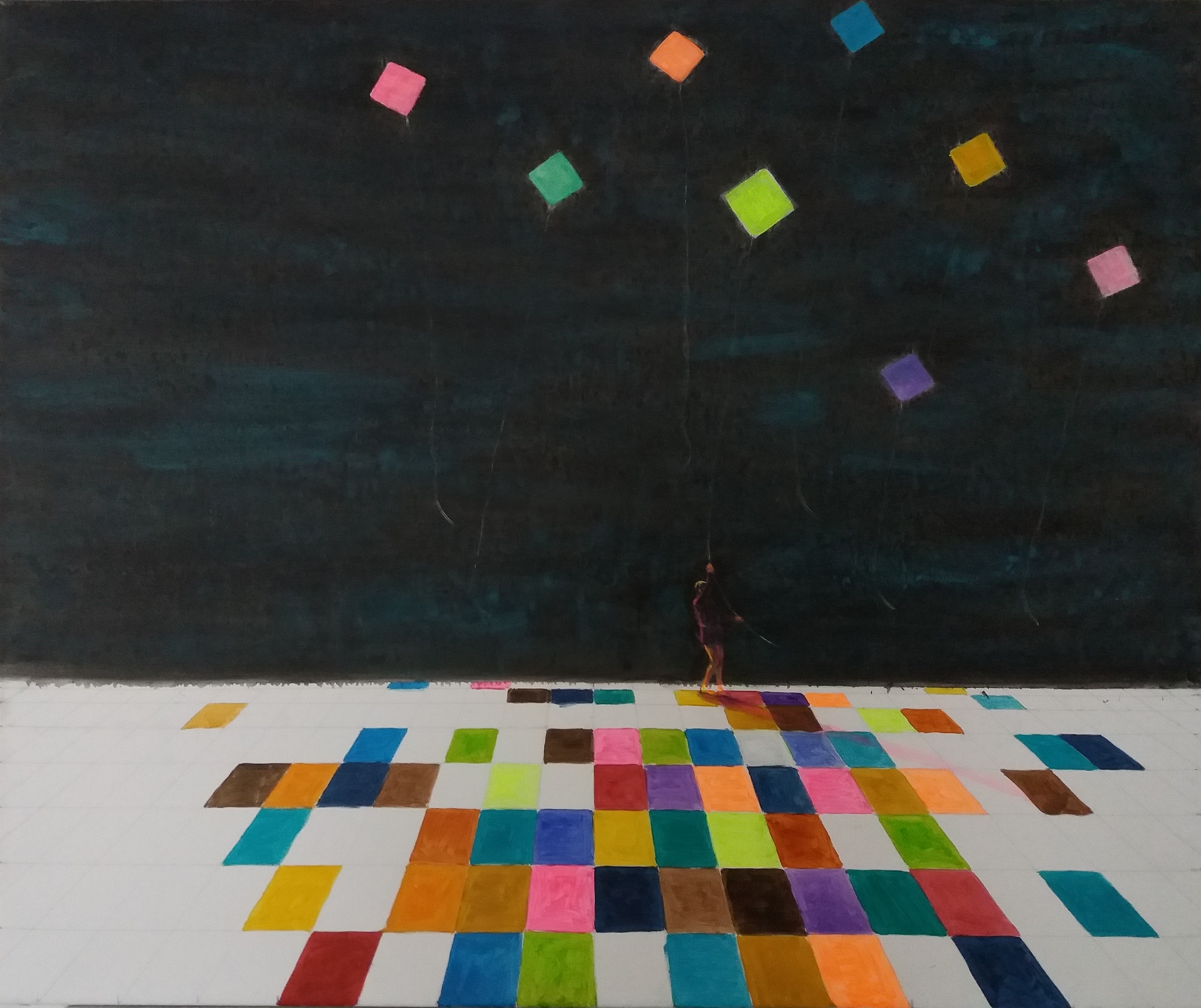 draci, 100x120cm